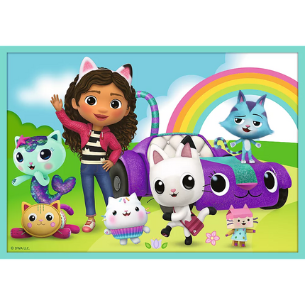 Dėlionė - 10 viename - Gabby Pasaulyje - Universalus Gabby's Dollhouse, Trefl 96003