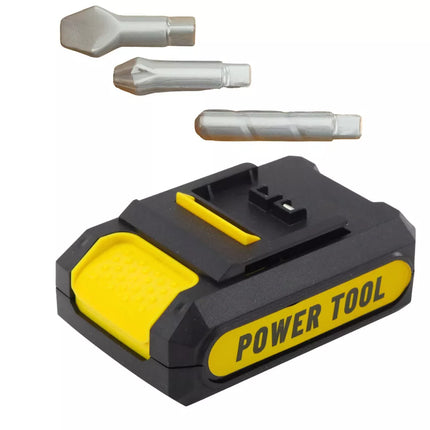 Žaislinis belaidis gręžtuvas vaikams su keičiamais antgaliais