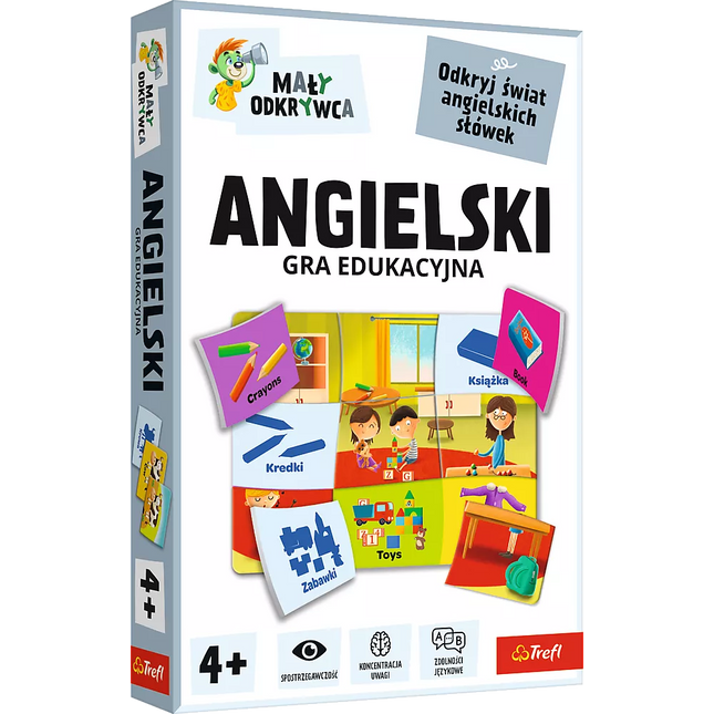 ŽAIDIMAS - Anglų kalba / Little Explorer Trefl 02812