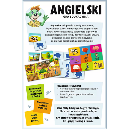 ŽAIDIMAS - Anglų kalba / Little Explorer Trefl 02812