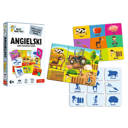 ŽAIDIMAS - Anglų kalba / Little Explorer Trefl 02812