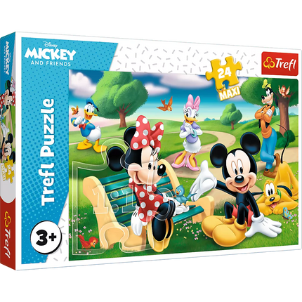 Dėlionė – 24Maxi – Mikis Pūkuotukas su draugais – Disney Standard Characters Trefl 14344