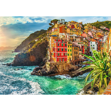 Dėlione – 1000 „Premium Plus“ dėlionės „Riomaggiore Town, Italy“ Trefl 10855