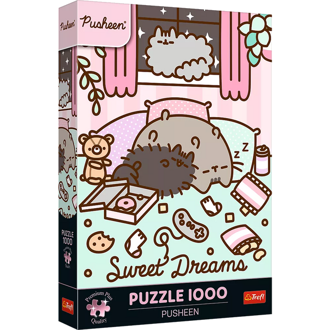 Dėlionė – 1000 Premium Plus – Pusheen Trefl 12080