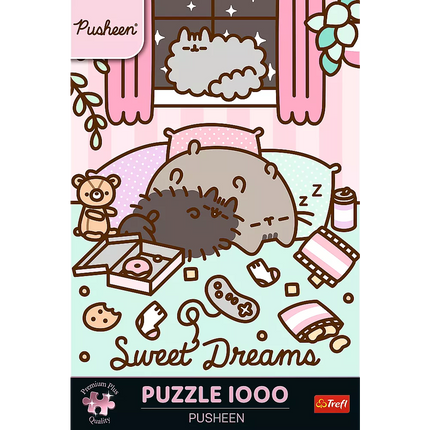 Dėlionė – 1000 Premium Plus – Pusheen Trefl 12080