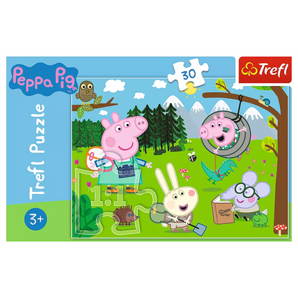 Dėlionė - 30 - Miško ekspedicija - Peppa Pig Trefl 18245