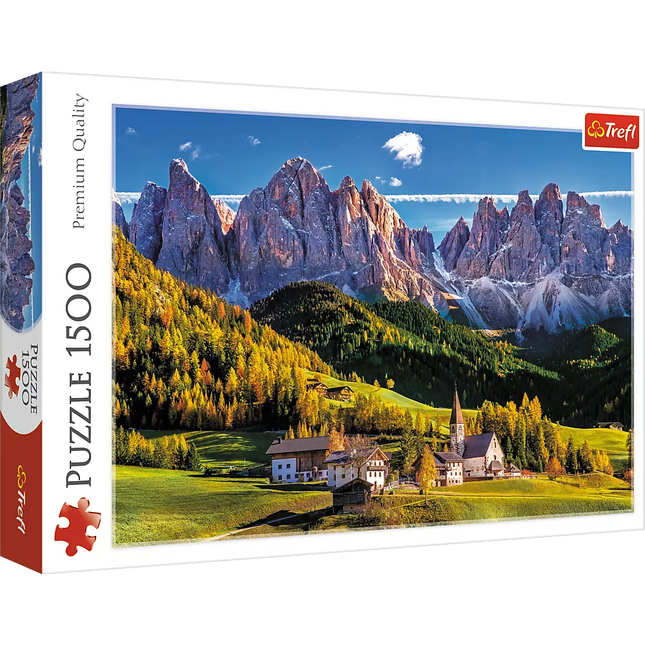 Dėlionė – 1500 – Val di Funes, Dolomitai, Italija Trefl 26163