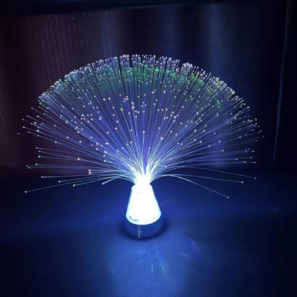 Dekoratyvinė spalvą keičianti LED šviesolaidinė lemputė