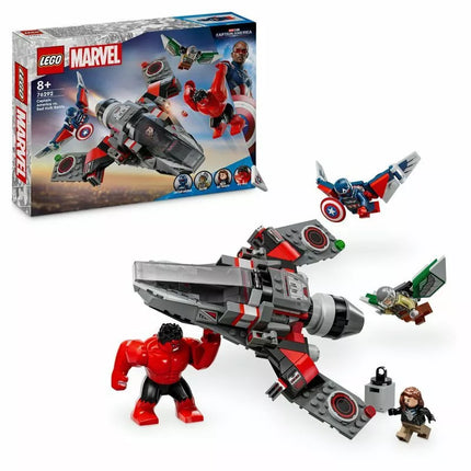 LEGO 76292 SUPER HEROES Kapitonas Amerika prieš Raudonąjį Hulką – mūšis