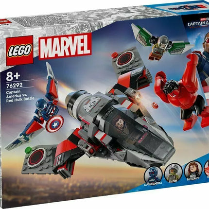 LEGO 76292 SUPER HEROES Kapitonas Amerika prieš Raudonąjį Hulką – mūšis