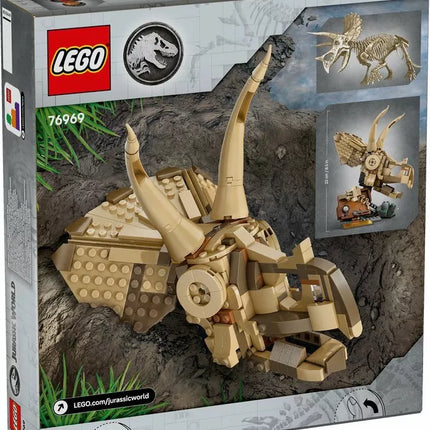 LEGO 76969 JURASSIC WORLD Dinosaurų skeletai: triceratopo kaukolė