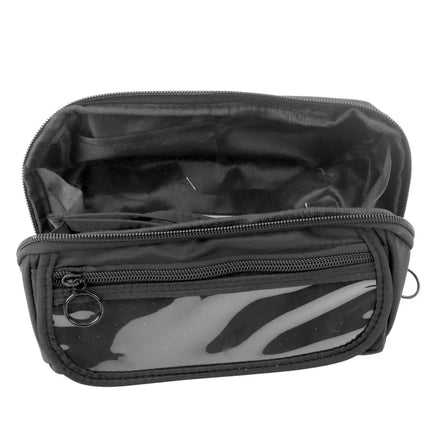 Mokyklinė pieštukinė, praplečiama, talpi, juoda, 20x10cm