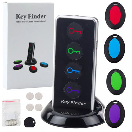 Belaiklis raktų ieškiklis Radijo nuotolinio valdymo pultas 4 viename