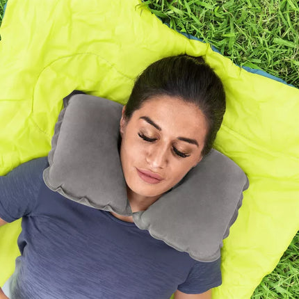 Pripučiama kelioninė pagalvė 46 x 28 cm Croissant Gray Bestway 67006