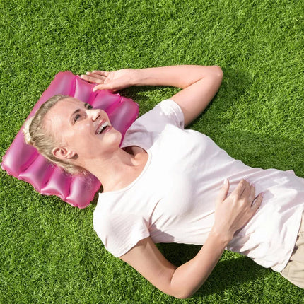 Pripučiama pagalvė 38 x 25 cm rožinė Bestway 52127