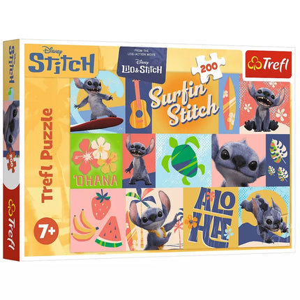 Dėlionė 200 - Havajų nuotykiai - Disney Stitch Trefl 13331