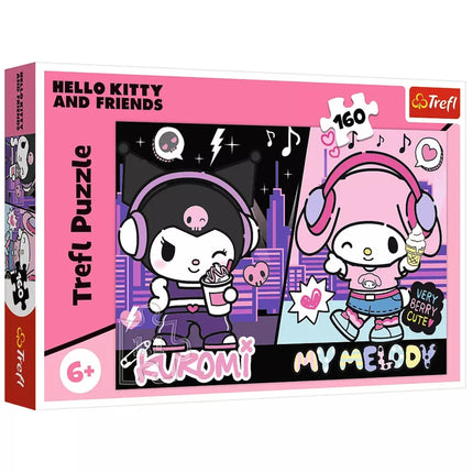 Dėlione - 160 - Kuromi taisyklės - Hello Kitty Trefl 15430
