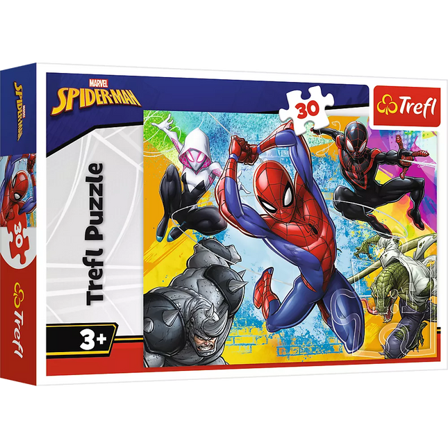 Dėlionė 30 – Voratrankio spalvos – Disney Marvel Voratrankis Trefl 18307