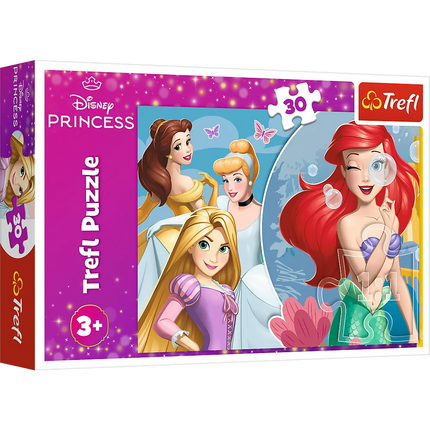 Dėlionė - 30 detalių - Graži diena su princesėmis - Disney Princess Trefl 18308