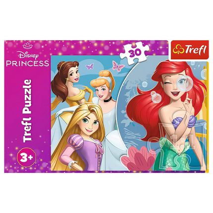 Dėlionė - 30 detalių - Graži diena su princesėmis - Disney Princess Trefl 18308