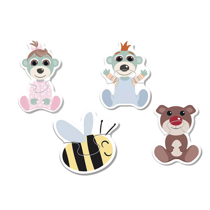 Dėlionė – Kūdikis Klasikinis – Draugiški Kūdikiai – Kūdikiai ir meškiukas Trefl 36139