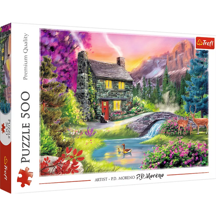 Dėlione – 500 detalių – Kalnų idilė Trefl 37325