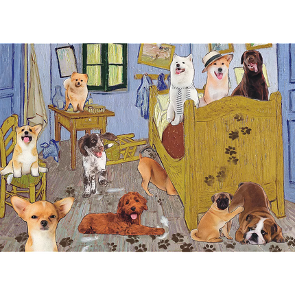 Dėlionių dėlionė – 500 – Van Gogo kambarys: Šunų revoliucija Trefl 37539