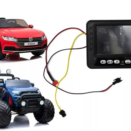 LCD MP4 radijo skydelis elektriniam vaikiškam automobiliui Ford Ranger Arteon