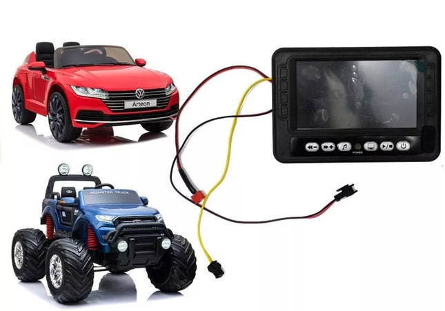 LCD MP4 radijo skydelis elektriniam vaikiškam automobiliui Ford Ranger Arteon