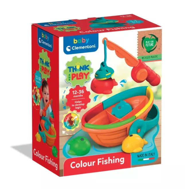 Žaislinė meškerėlė su valtimi ir žuvimis Clementoni 17581