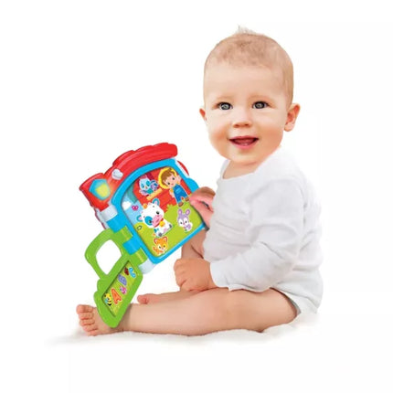 Interaktyvi edukacinė knygelė: Ūkis (lenkų ir vokiečių kalbomis) CLEMENTONI 17652