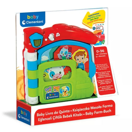 Interaktyvi edukacinė knygelė: Ūkis (lenkų ir vokiečių kalbomis) CLEMENTONI 17652