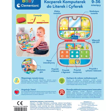 Interaktyvus nešiojamas kompiuteris „Mažasis Kasperis“ (lenkų kalba) CLEMENTONI 50716