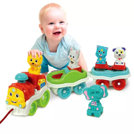 Interaktyvus gyvūnėlių traukinukas Clementoni 50802