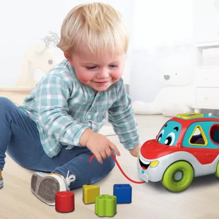 Interaktyvus formų ir spalvų rūšiavimo automobilis (lenkų ir anglų kalbomis) CLEMENTONI 50808