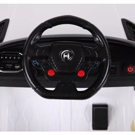 Elektrinis vaikiškas automobilis HL1638 - baltas