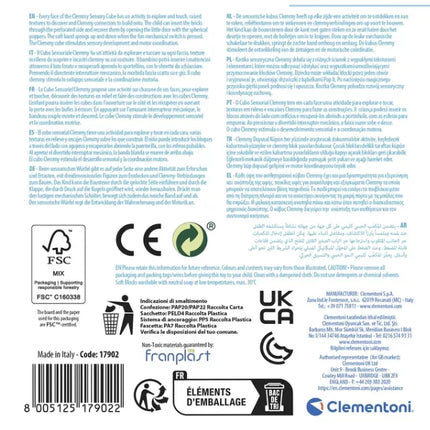 Clemmy Sensory Cube kūdikiams CLEMENTONI 17902