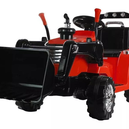 ZP1005 Raudonas - Elektrinis traktorius vaikams