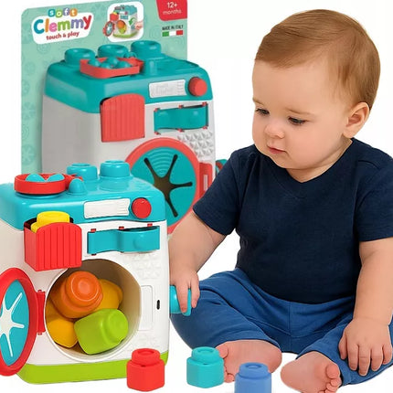 Clemmy skalbimo mašinėlė ir kaladėlių rūšiuoklė Clementoni 17582