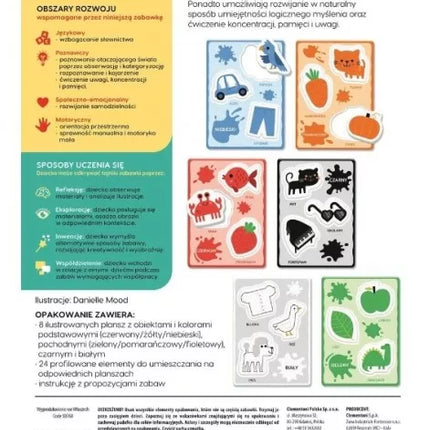 Edukacinis žaidimas Žodžiai ir Spalvos Žaisk ir Mokykis Lenkų Kalbos CLEMENTONI 50760