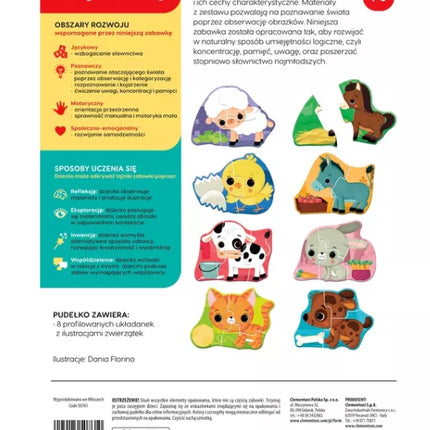 Dėlionė "Little Animal Friends Farm" Clementoni 50761