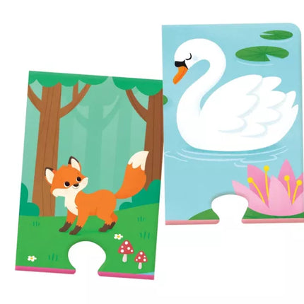 Dėlionė Gyvūnai ir Jų Šešėliai Žaisk ir Mokykis Lenkų Kalba CLEMENTONI 50762