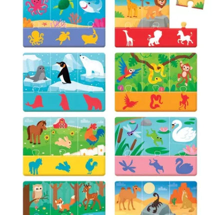 Dėlionė Gyvūnai ir Jų Šešėliai Žaisk ir Mokykis Lenkų Kalba CLEMENTONI 50762