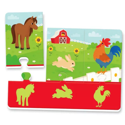 Dėlionė Gyvūnai ir Jų Šešėliai Žaisk ir Mokykis Lenkų Kalba CLEMENTONI 50762