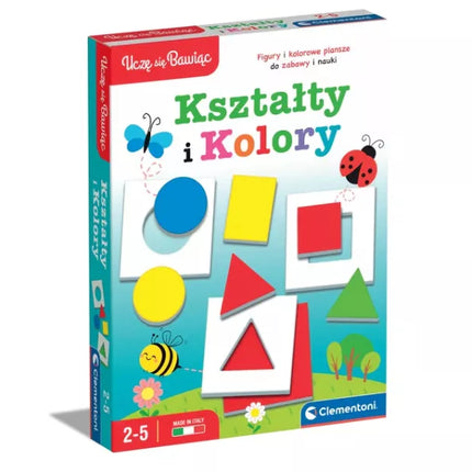 Edukacinis žaidimas Formos ir Spalvos Žaisk ir Mokykis Lenkų Kalba Clementoni 50764