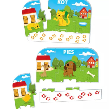 Edukacinis žaidimas Ūkio gyvūnai Žaisk ir mokykis Lenkų kalba Clementoni 50768