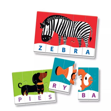 Edukacinis žaidimas-dėlionė: Mano pirmieji žodžiai Mokomės ir žaidžiame su lenkų kalba Clementoni 50770