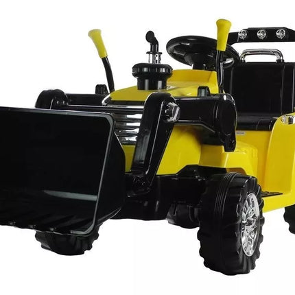 ZP1005 Geltonas - Elektrinis Traktorius Vaikams