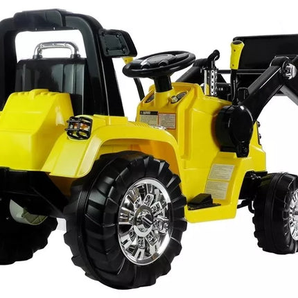 ZP1005 Geltonas - Elektrinis Traktorius Vaikams