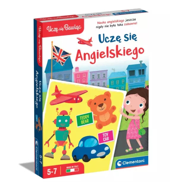 Edukacinis žaidimas Mokausi anglų kalbos Žaisk ir mokykis lenkų kalbos Clementoni 50769